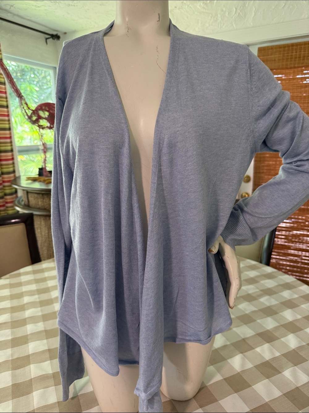 NIC+ZOE Light Lavender Open-Front Cardigan
